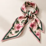 Floral Print Silk Scarf