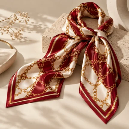 Draped Silk Evening Shawl