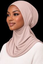 Modest Satin Headpiece