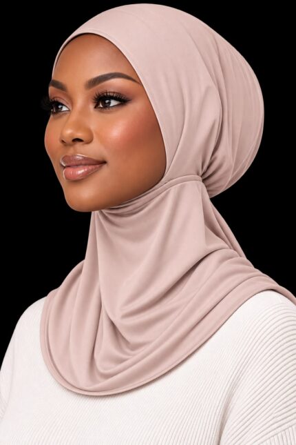 Modest Satin Headpiece