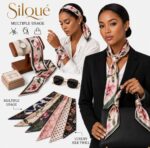 Floral Print Silk Scarf - Image 2